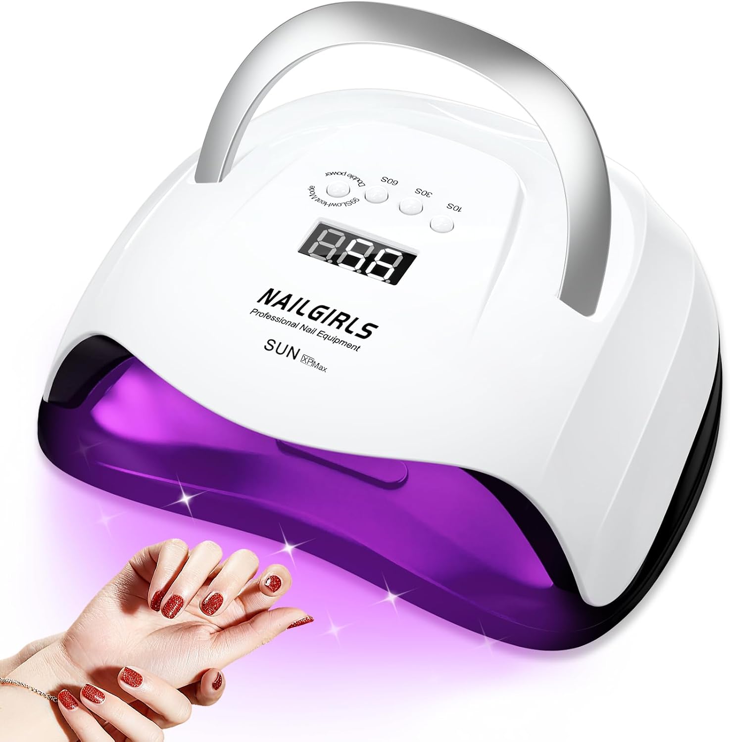 Detalle de NAILGIRLS UV 268W Lámpara LED para uñas 268W