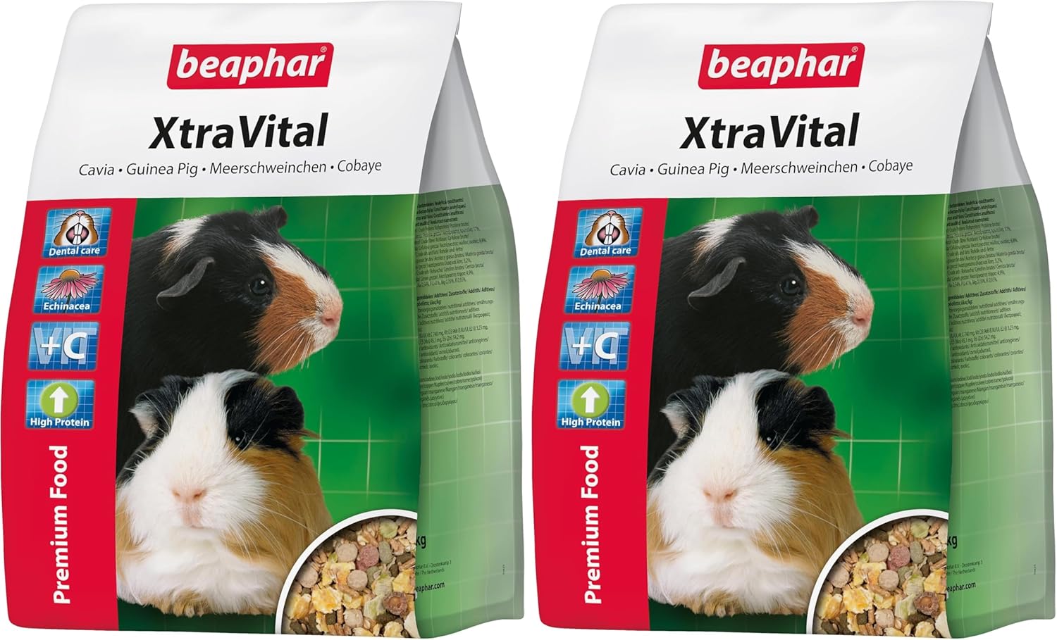 Detalle 2 de BEAPHAR XtraVital Meerschweinchen Futter – 2,5 kg mit Alfalfa und Vitamin C