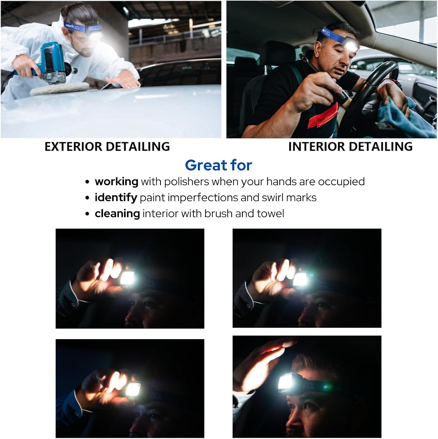 Detalle 2 de NextLED detailing headlamp NT-2143C-B