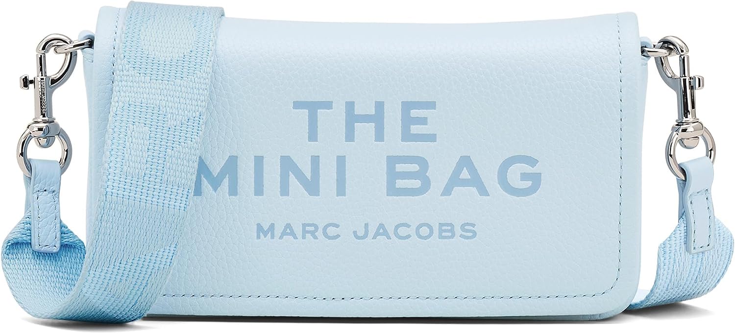 Detalle de Marc Jacobs The Mini Bag, Bag – un petit sac en cuir pleine fleur prêt pour l’usage quotidien