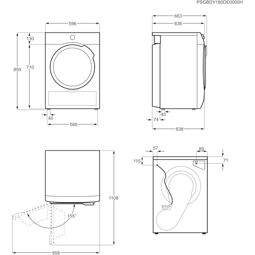 Thumbnail 10 de AEG Wärmepumpentrockner 8 kg Serie 7000 SensiDry – TR7T50580
