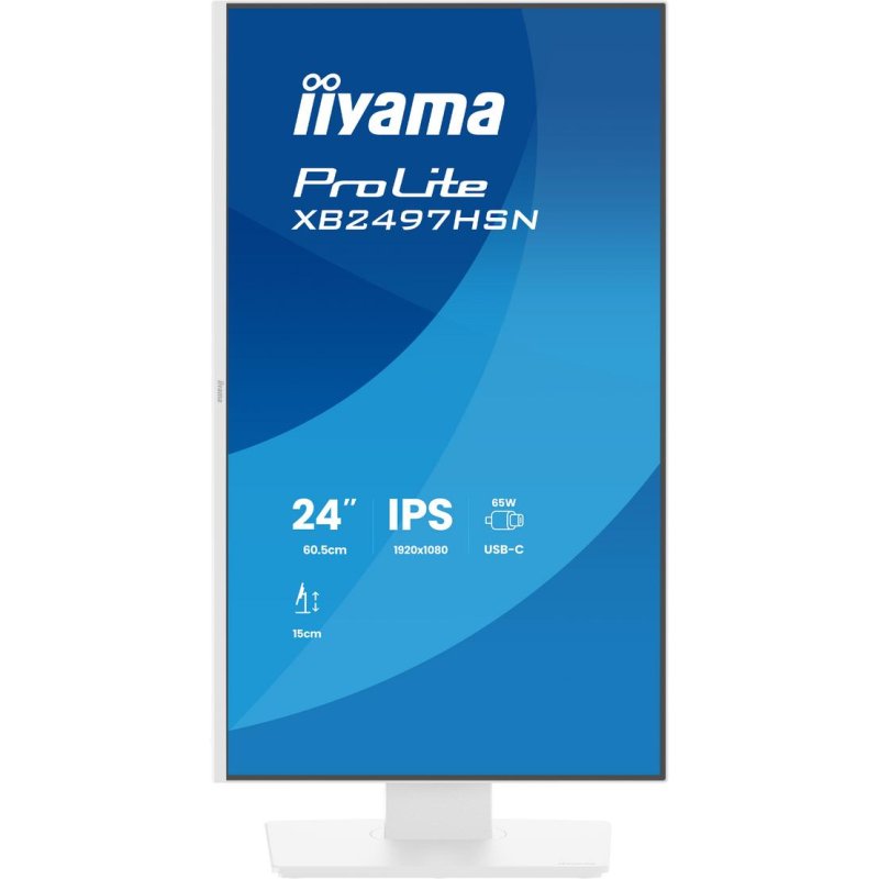 Detalle de Monitor iiyama ProLite XB2497HSN-W1 23,8" IPS 100 Hz USB-C – Ergonomía y color precisos