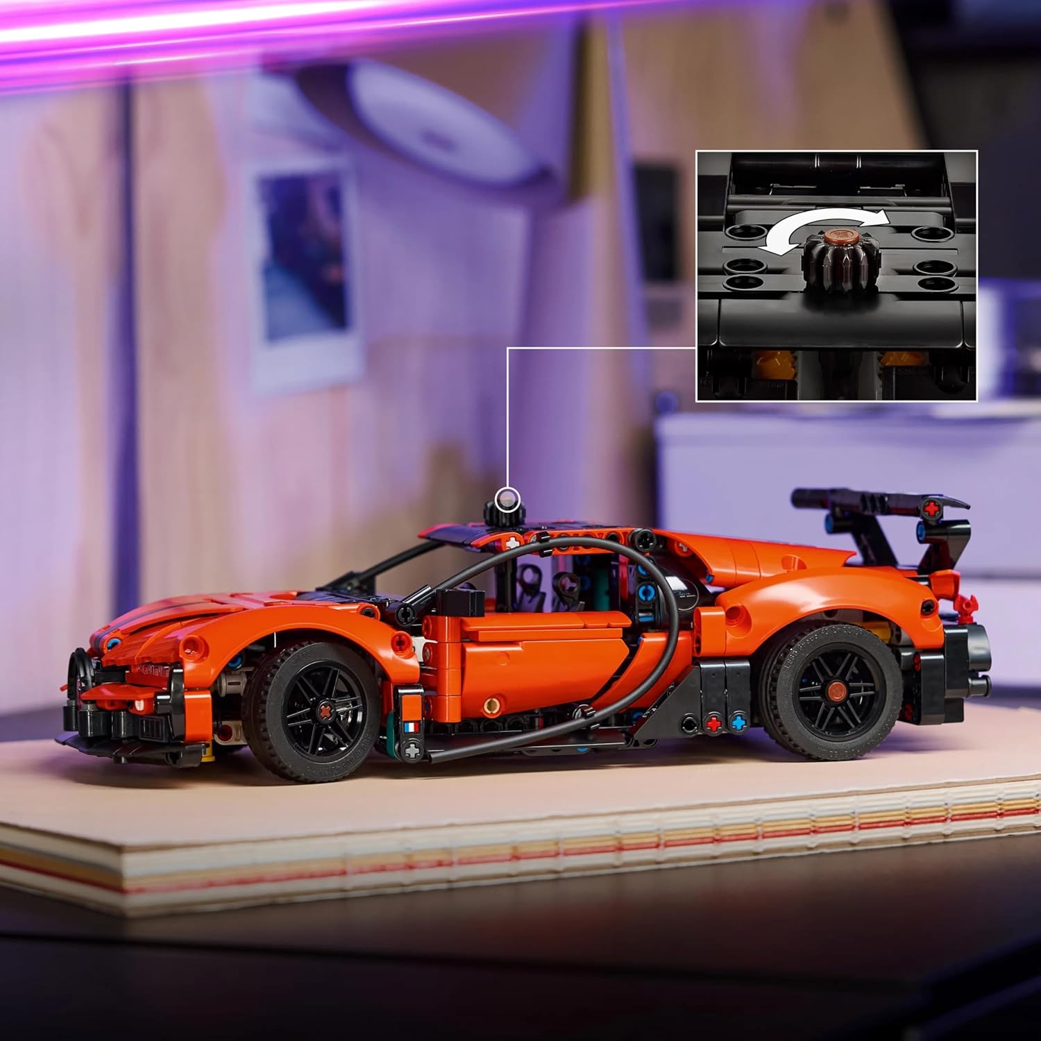 Detalle 2 de LEGO Technic Bugatti Chiron Pur Sport 42222