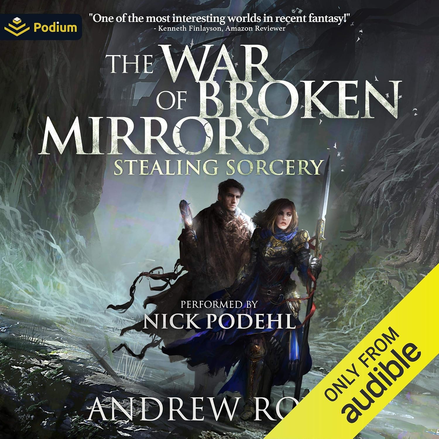 Detalle de Stealing Sorcery: The War of Broken Mirrors, Book 2 – Unabridged Audiobook