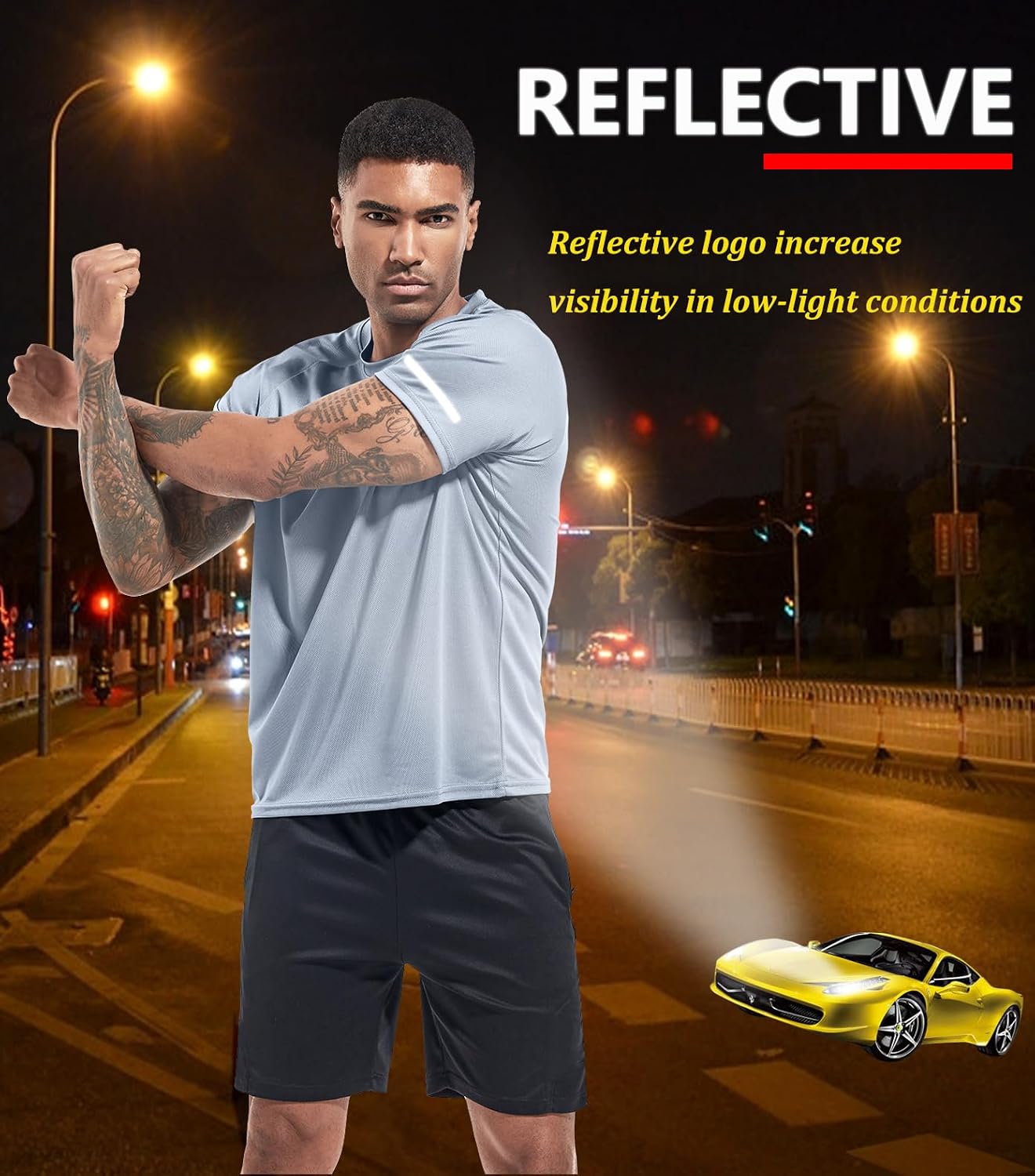 Detalle de Boyzn 1, 3, 5 or 7 Pack Men's Workout Running Shirts review