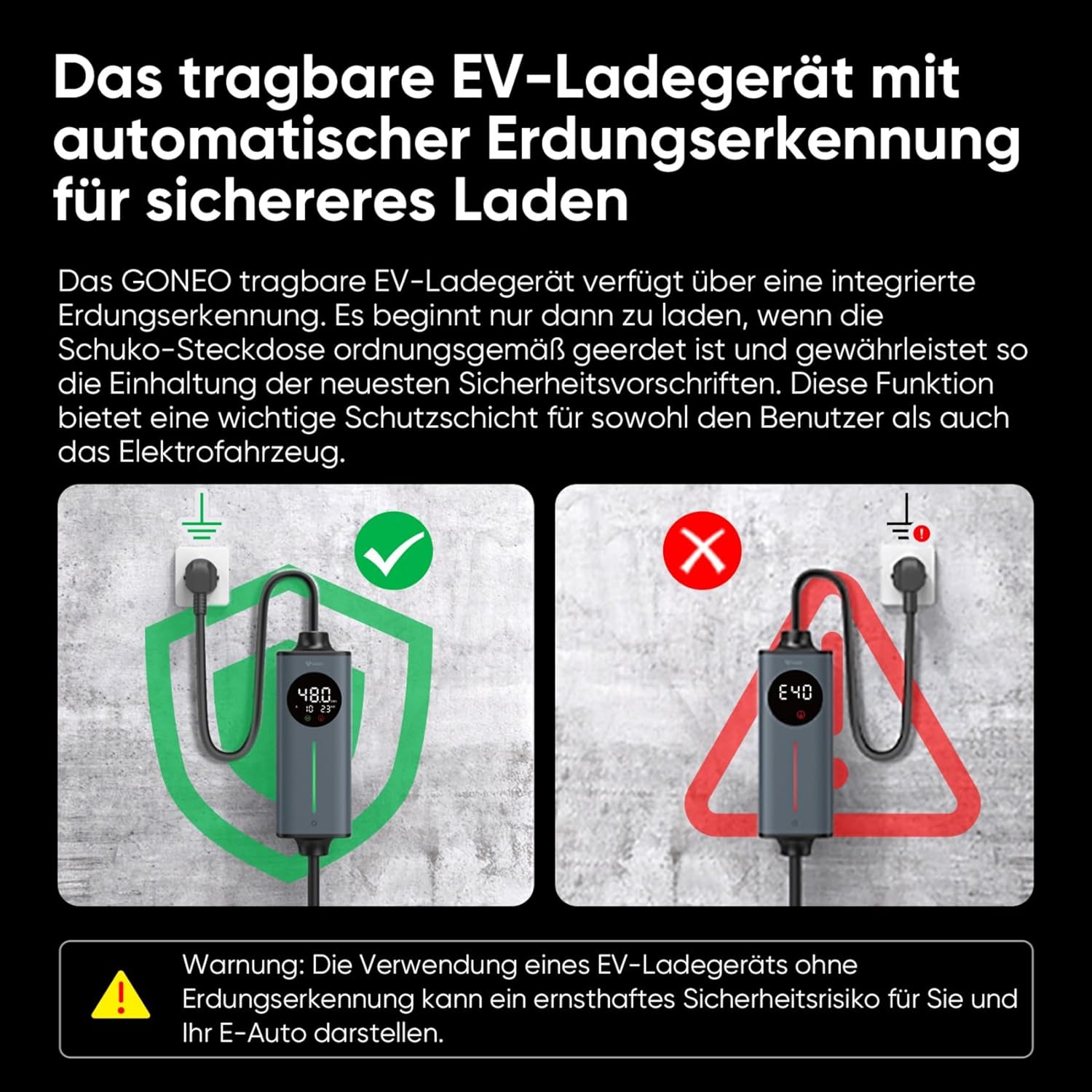 Thumbnail 2 de GONEO Typ 2 Ladekabel Schuko 3,68 kW