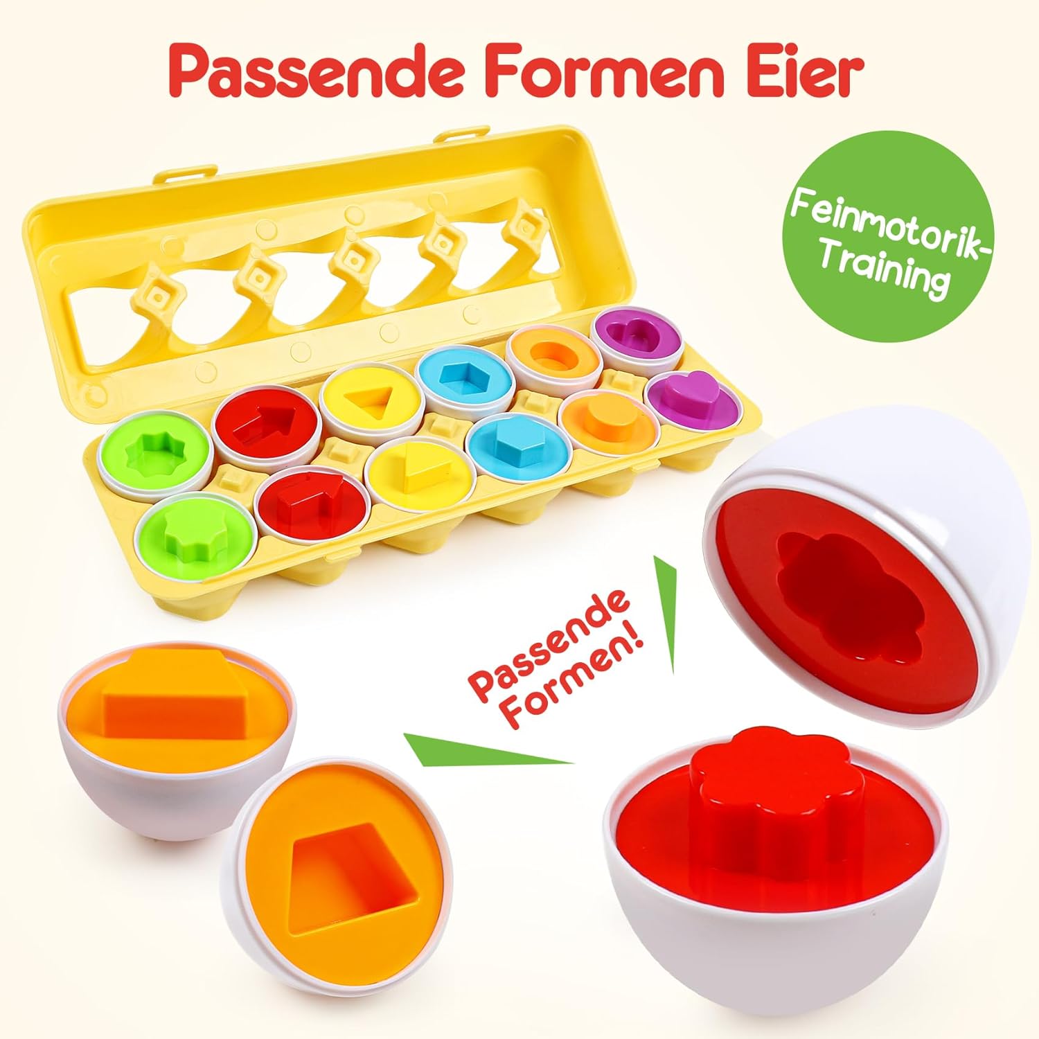 Thumbnail 4 de YIQOGAME Montessori Spielzeug 12-teilig 🧩