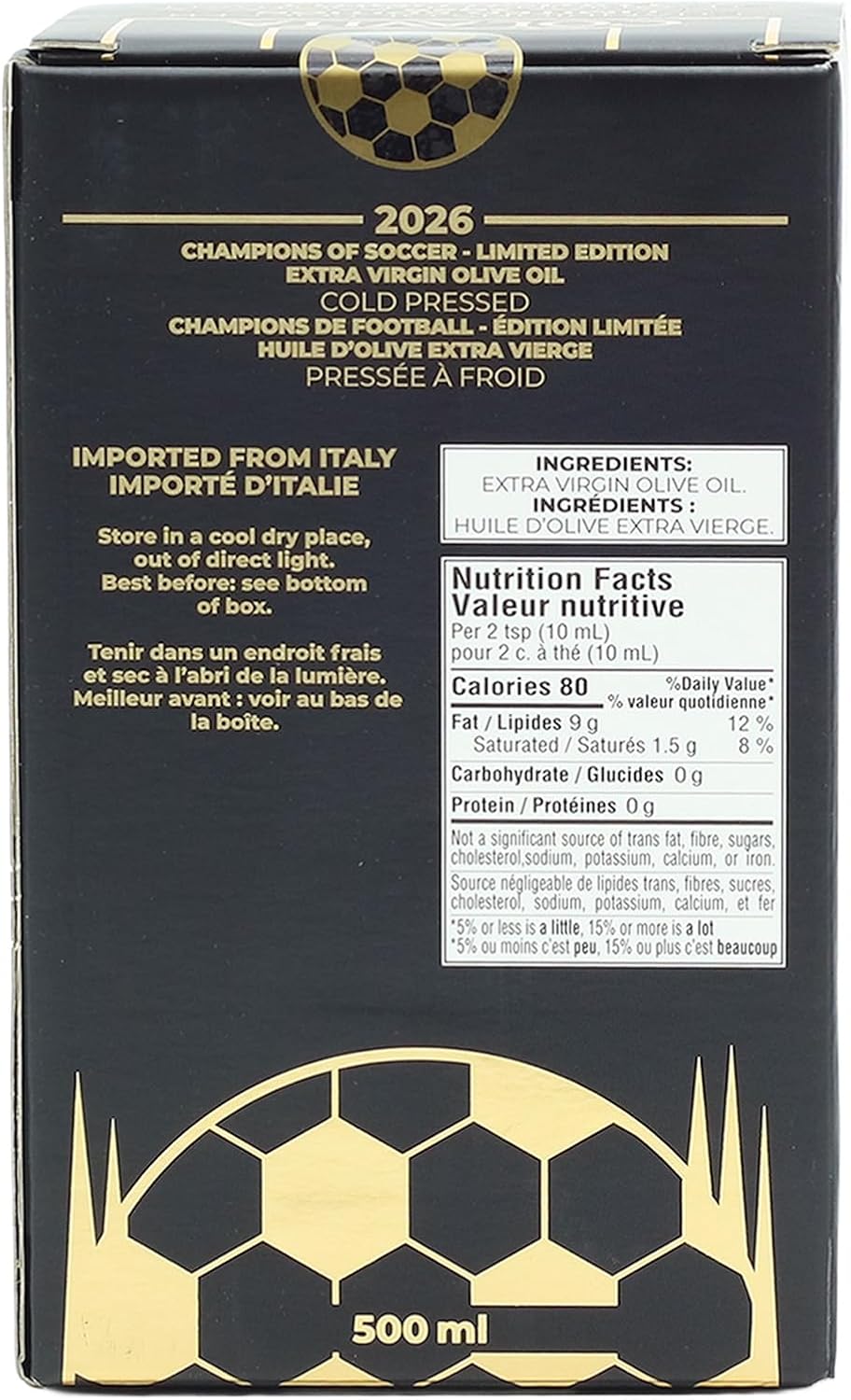 Thumbnail 5 de Colavita 2026 Soccer Special Edition Extra Virgin Olive Oil, 500 ml
