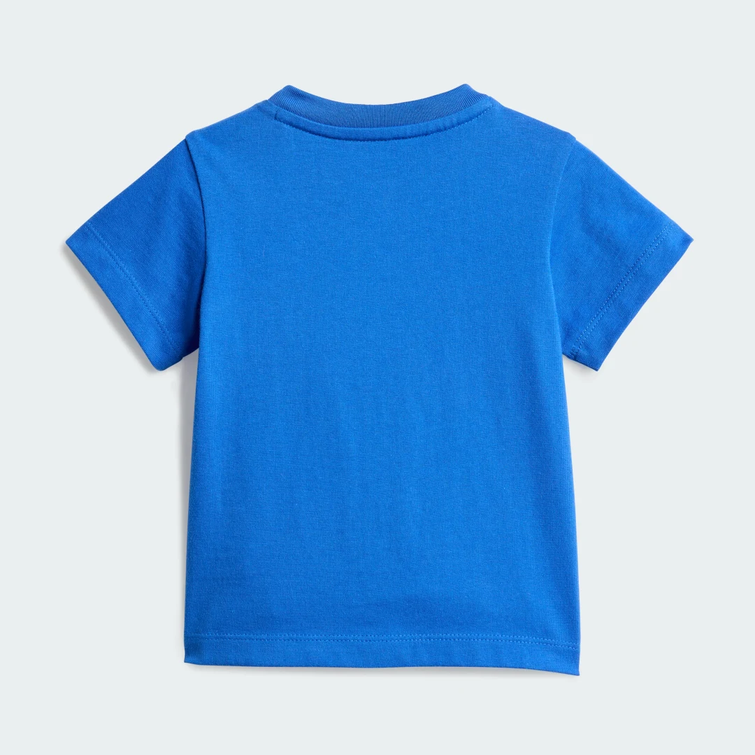 Detalle de Conjunto de camiseta y pantalón corto Big Logo Execution (infantil) – Adidas