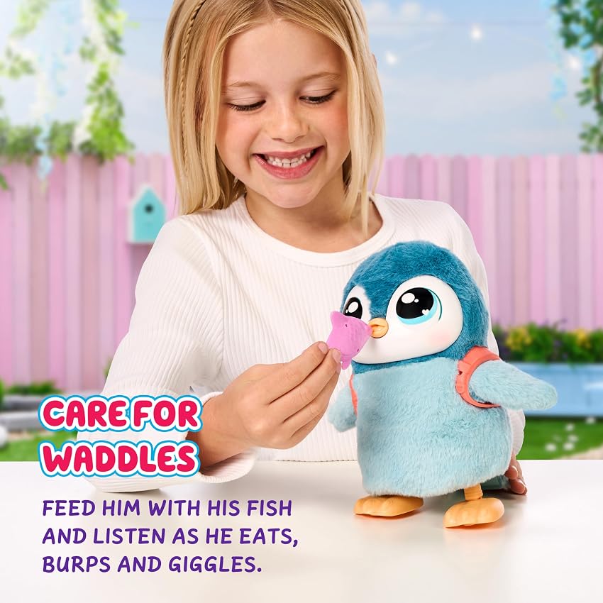 Detalle de Little Live Pets My Walking Penguin Waddles, pingüino interactivo