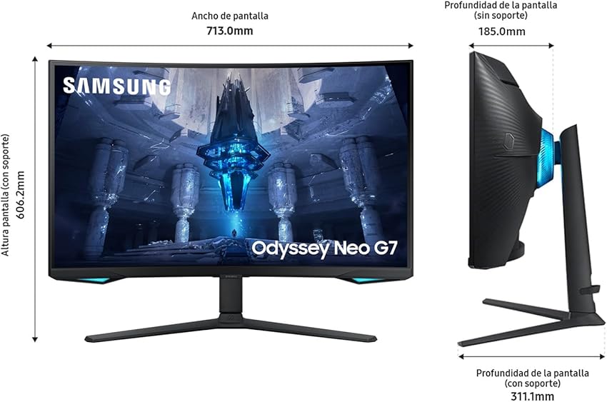 Thumbnail 6 de Samsung LS32BG652EUXEN Monitor Odyssey G6 32" QHD 240 Hz 📺