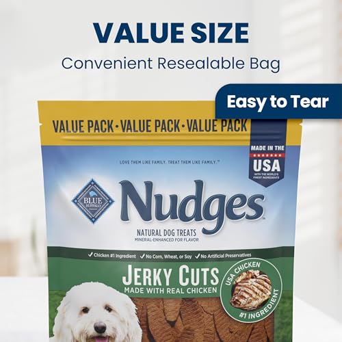 Thumbnail 3 de Blue Buffalo Nudges Jerky Cuts Chicken Dog Treats, 36 oz