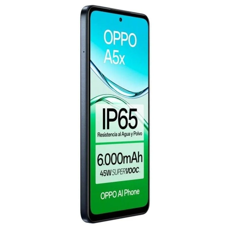 Thumbnail 1 de OPPO A5x 4G 4GB 128GB 6.67" Azul: un rugerizado para entornos exigentes