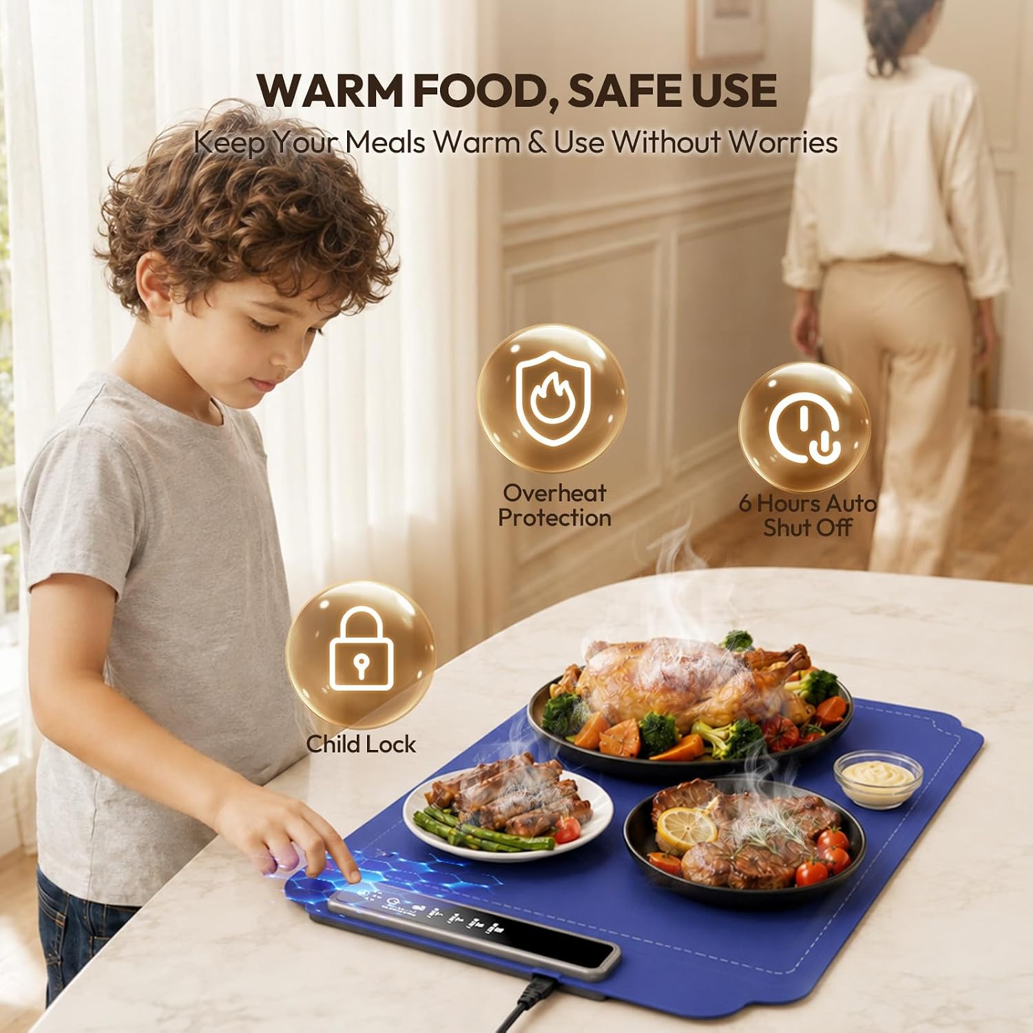 Detalle de Food Warming Mat, 24" × 15