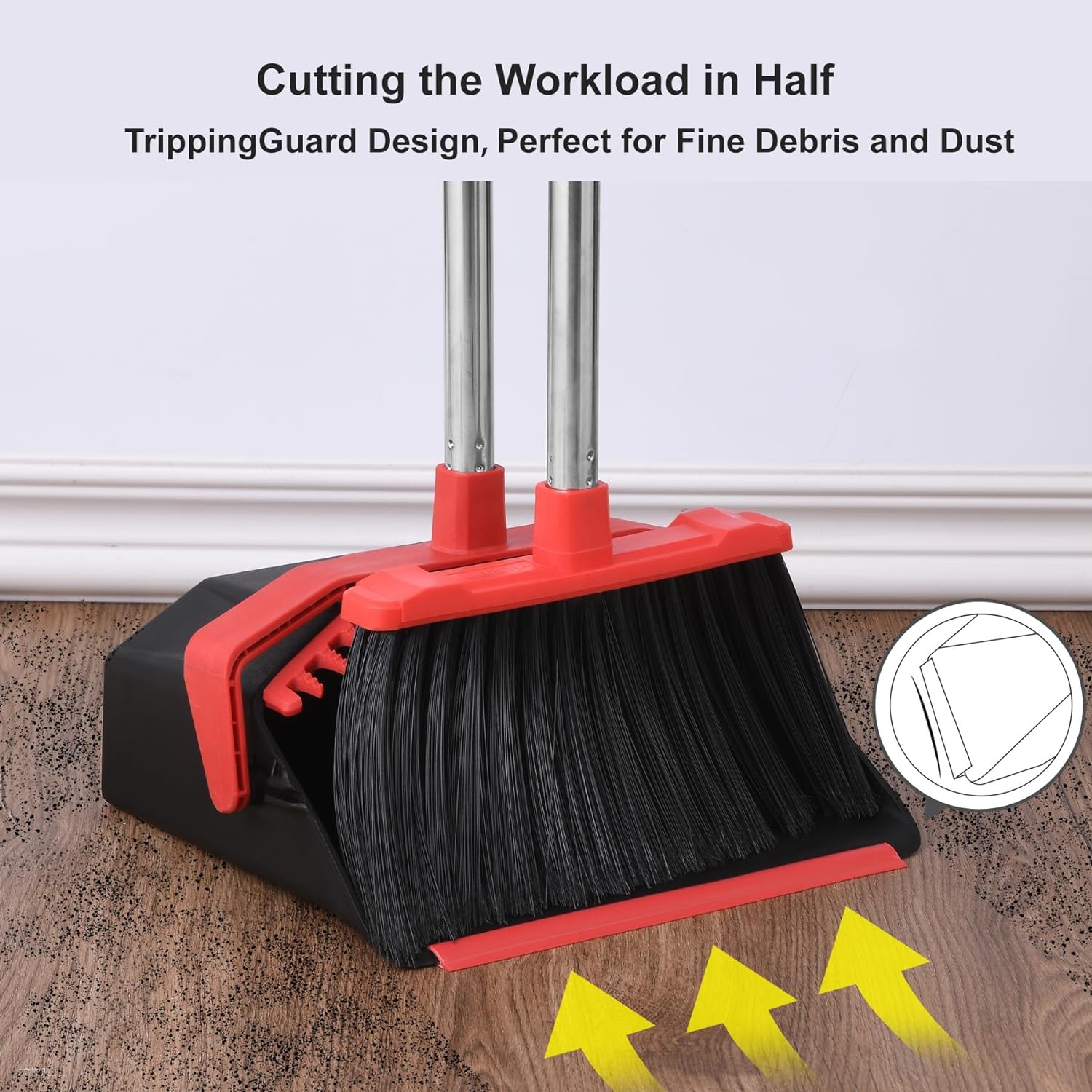 Thumbnail 5 de Tiumso Upgrade Broom with Dustpan 51