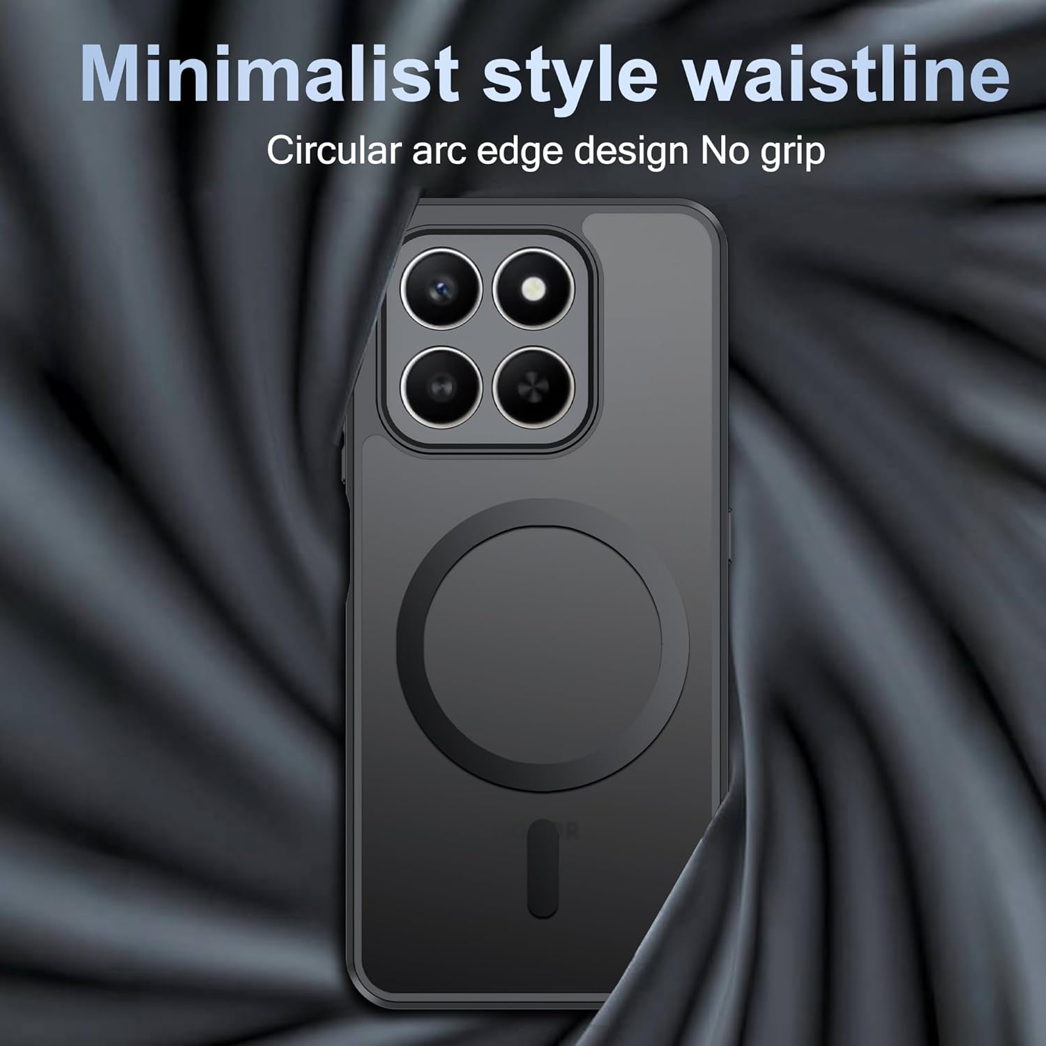 Thumbnail 2 de FDHYFGDY Hülle für Honor 400 Smart 5G/4G & Honor X7d – magnetische, ultradünne PC-Hartschale mit Silikon-Rand