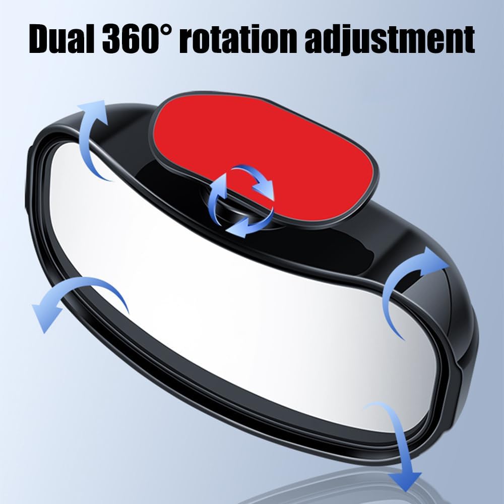 Thumbnail 6 de Blind Spot Mirrors, 2-Pack: High Temperature, Rotatable Convex Rear View Mirrors for Cars, SUVs and Trucks