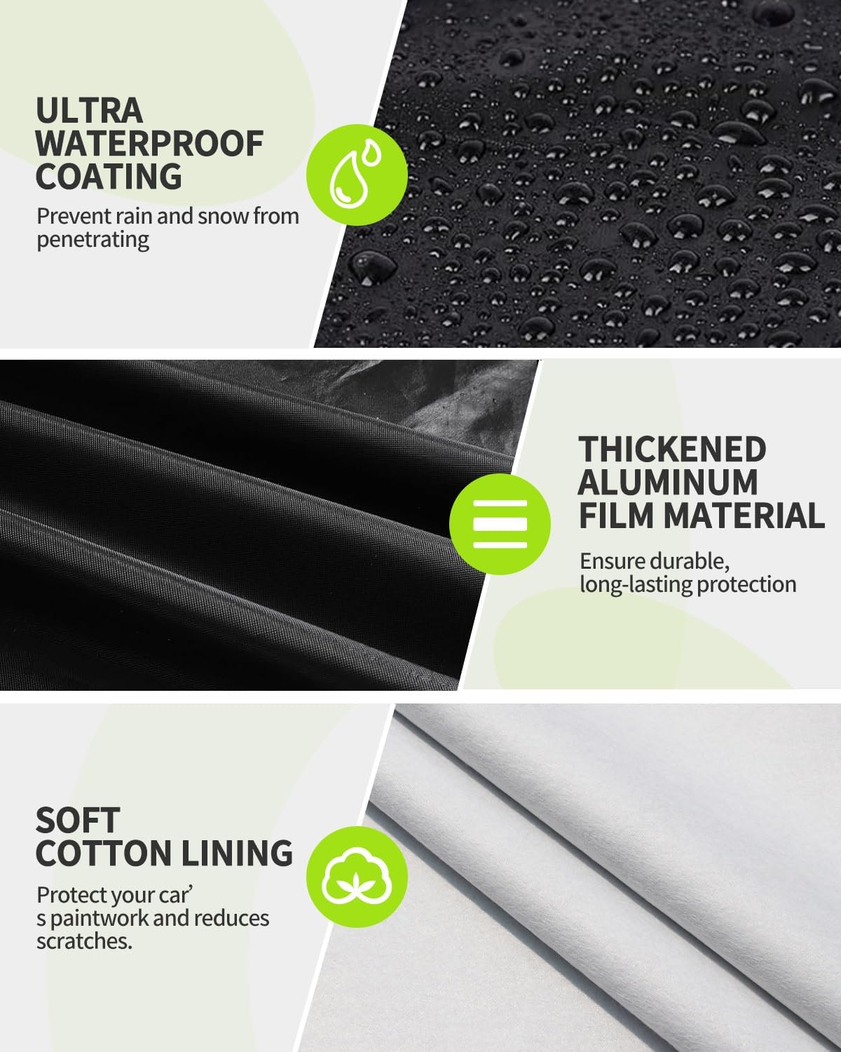 Detalle 2 de E-SMARTER Car Cover 490x185x150cm waterproof