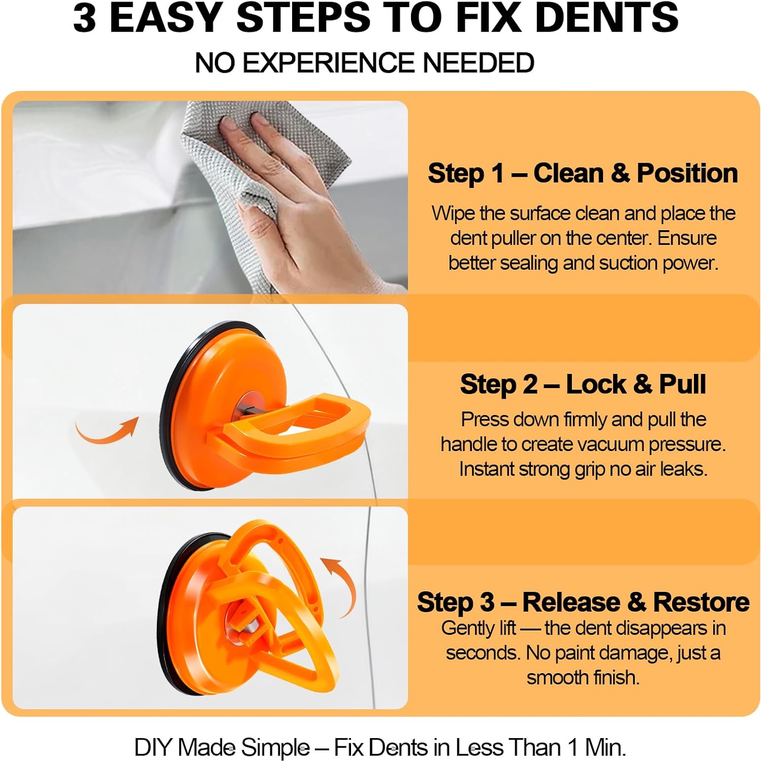 Thumbnail 2 de Car Dent Remover Tool 150 lbs suction