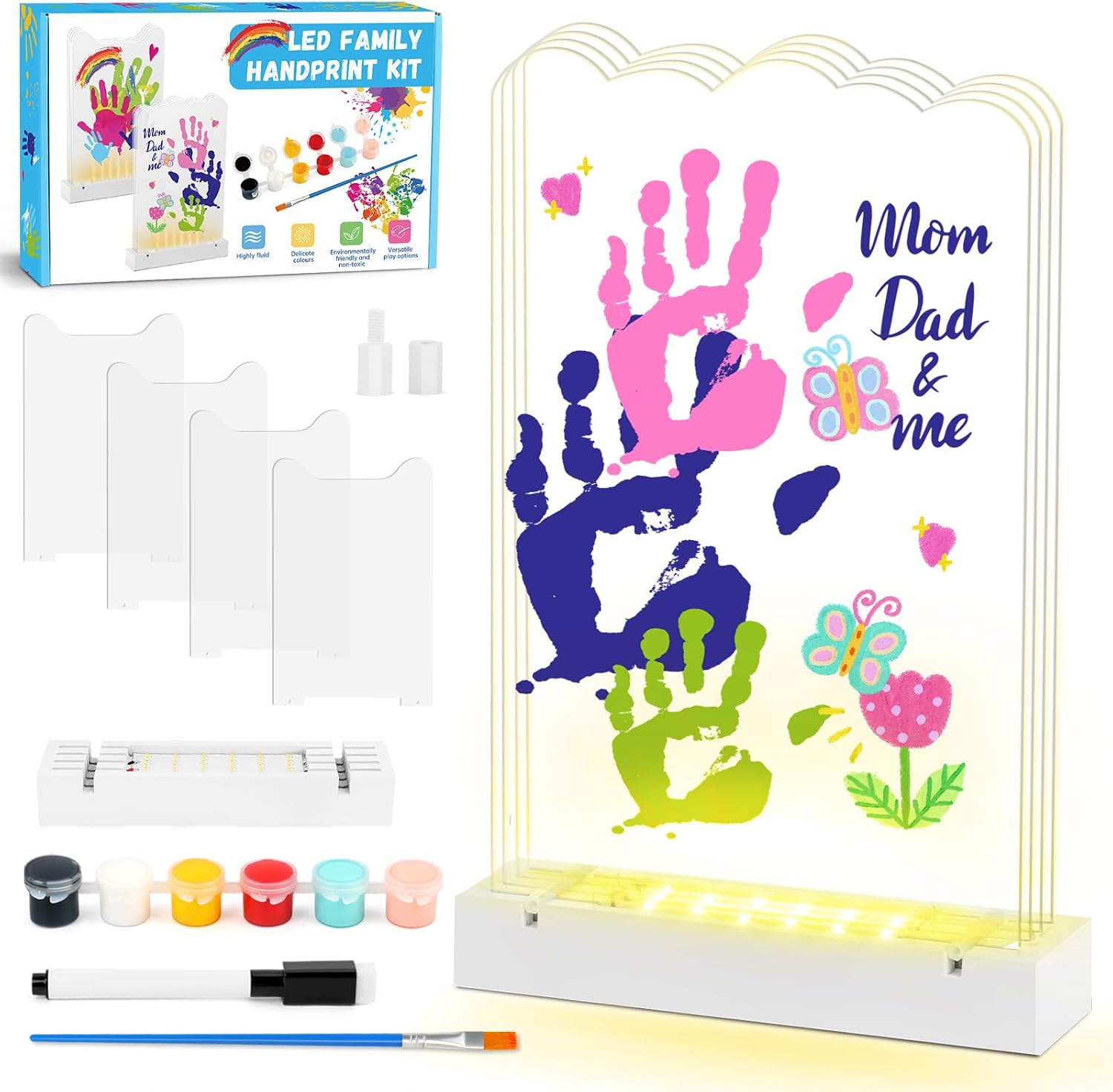 Detalle de Herefun Kit Impronte 4 persone
