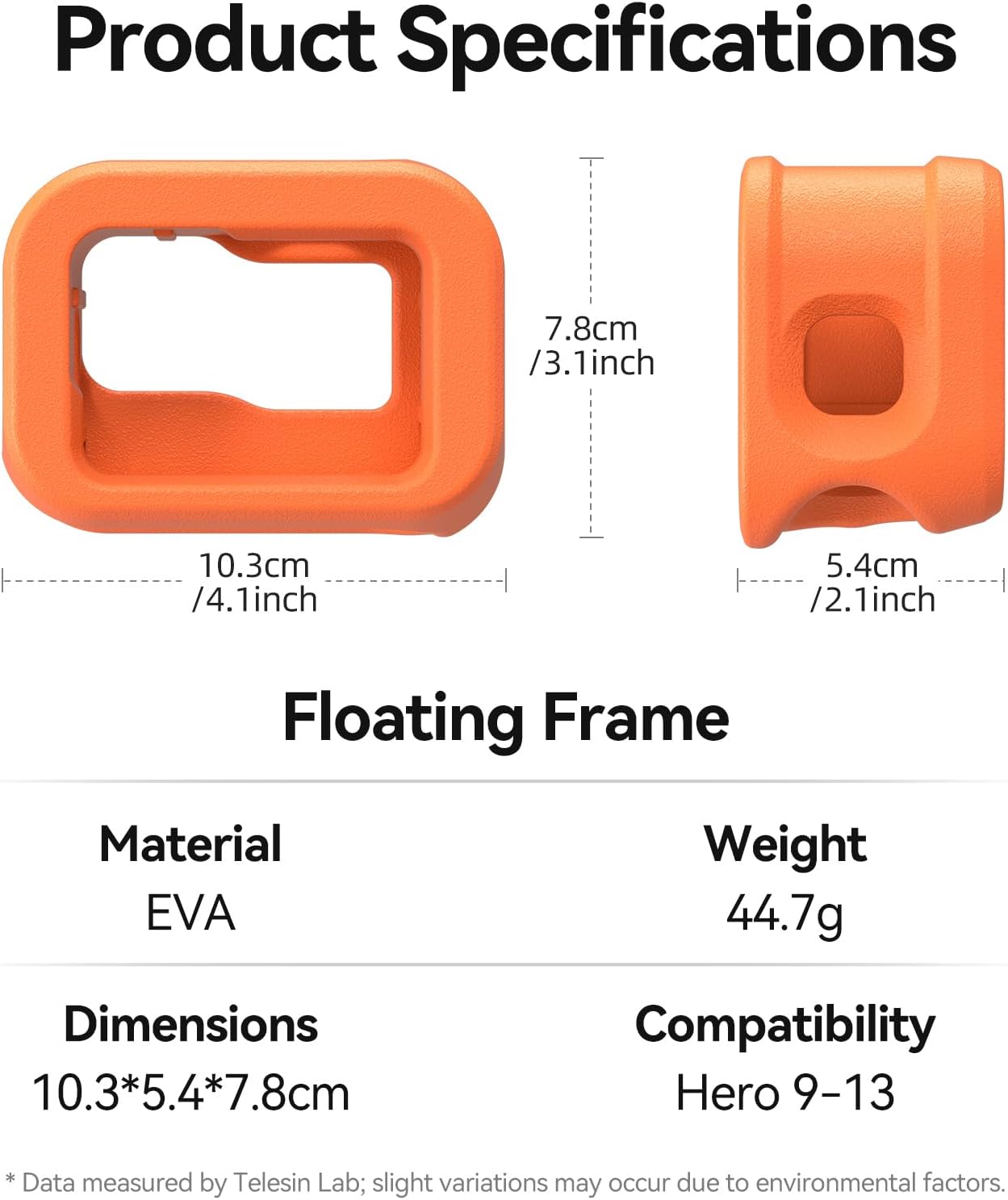 Thumbnail 6 de TELESIN Floaty Case for GoPro 9 to 13