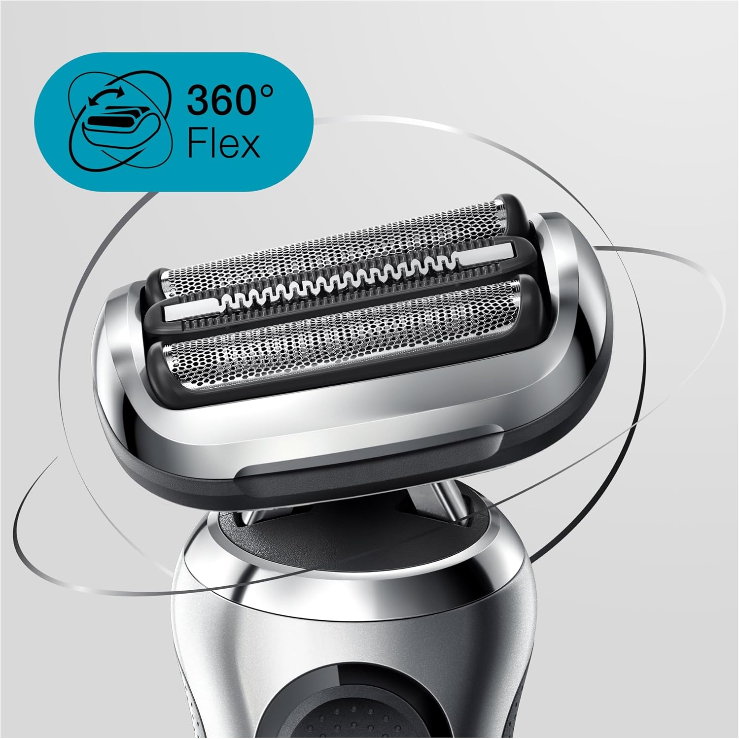 Detalle de Braun Series 7 Rasoio Elettrico per Barba con Stazione SmartCare e Rifinitore di Precisione 71-S7200cc