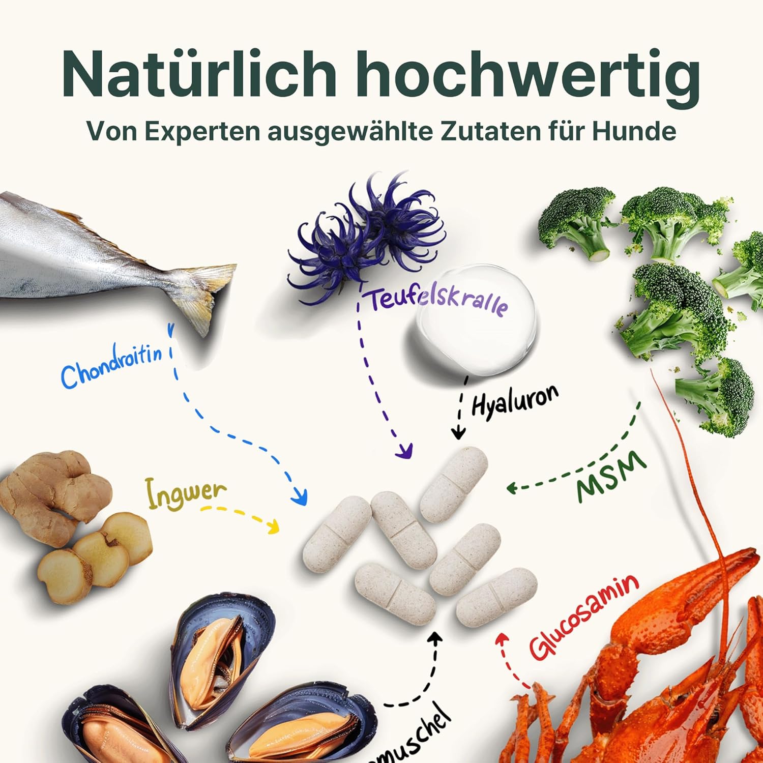 Detalle 1 de Gelenktabletten Hund 90 Stück für bis zu 6 Monate