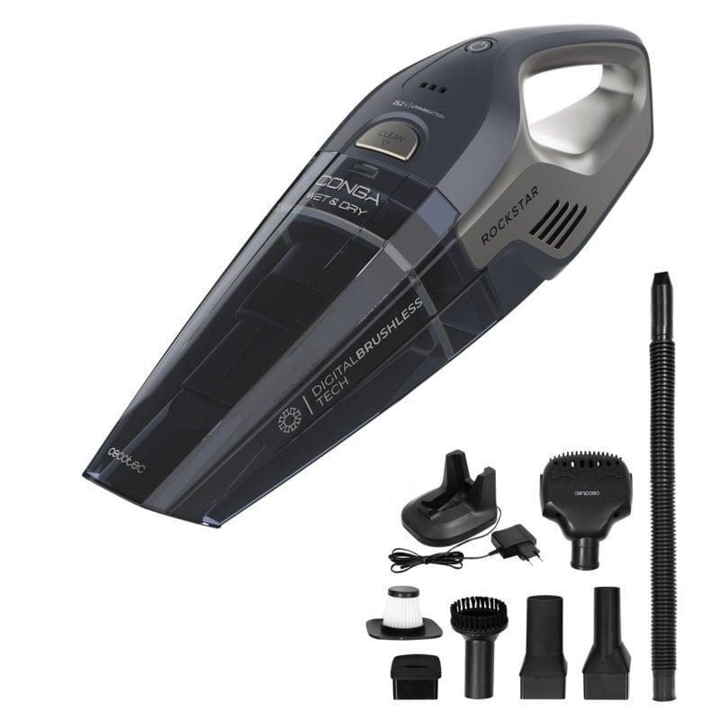 Detalle de Aspirador de mano Cecotec Conga Rockstar 25,2V Animal Hand: libertad sin cables para casa y coche