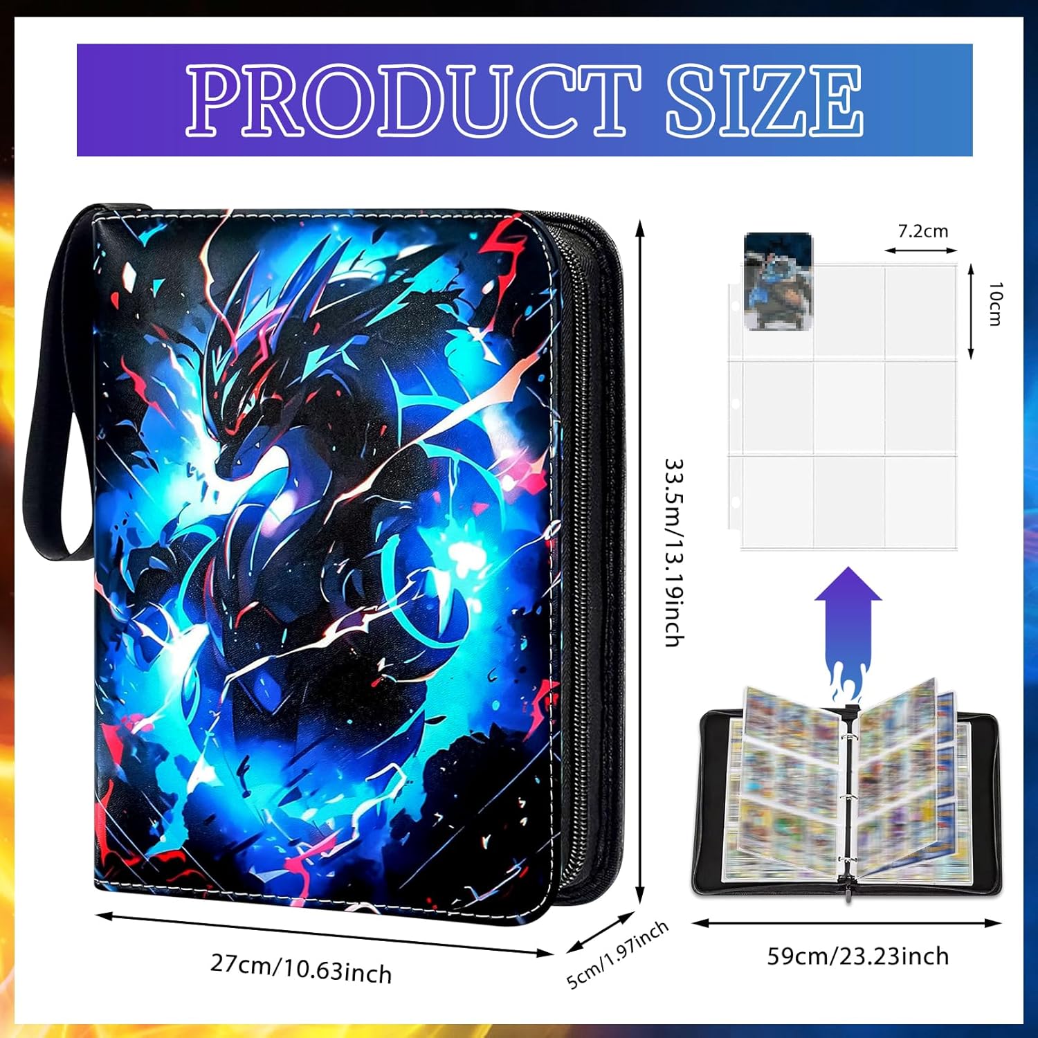 Thumbnail 2 de Sammelalbum B9 50 Seiten für Sammelkarten 📚