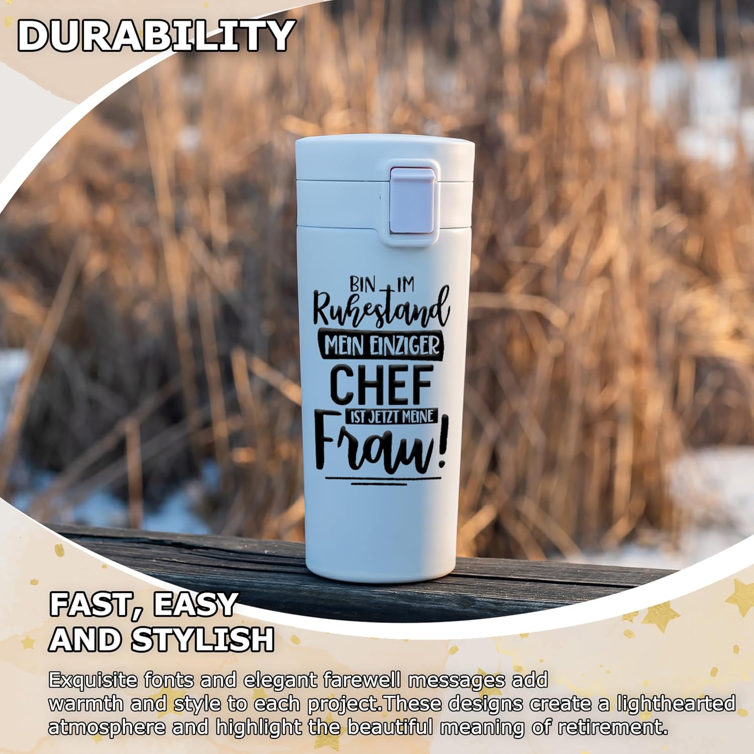 Thumbnail 4 de Rub On Sticker Ruhestand A5 6 Stück 🎨