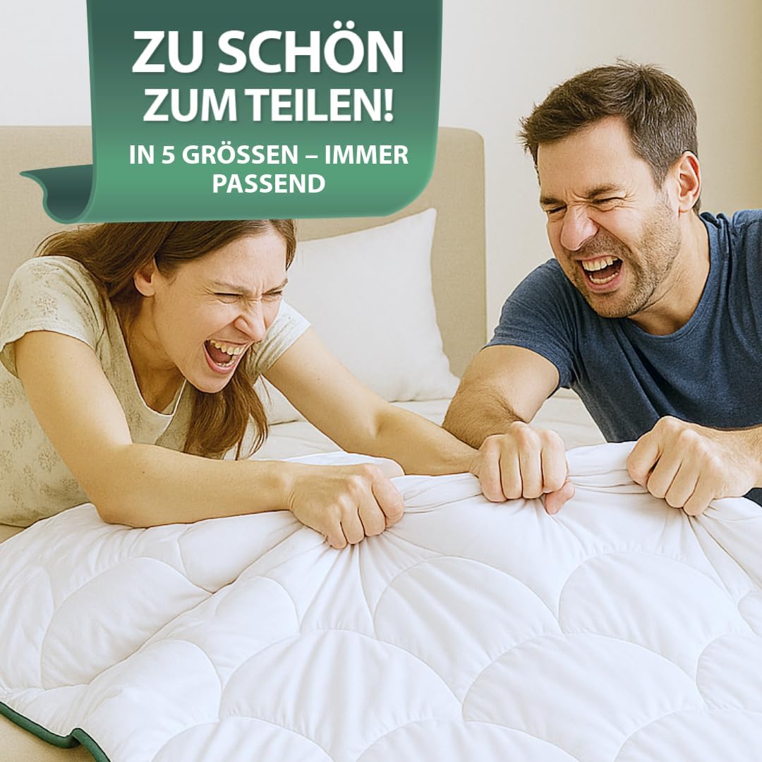 Thumbnail 3 de Welldora Sommerdecke 135x200 leicht – 100% kühlende Wildseide, luftige Bettdecke für den Sommer