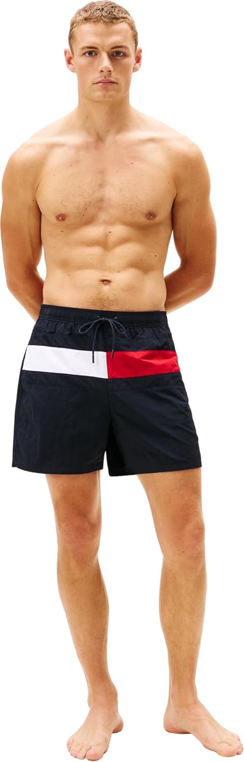 Thumbnail 3 de Tommy Hilfiger Men’s Long Drawstring Swim Shorts
