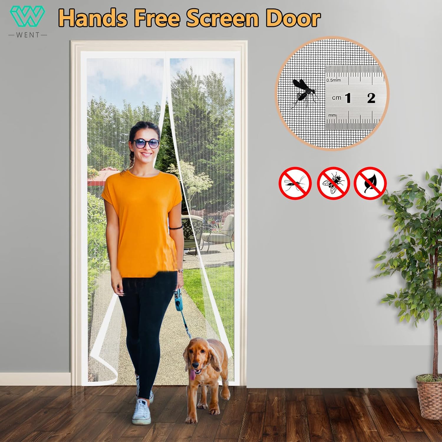 Thumbnail 1 de WENT Magnetic Fly Screen Door 120x200 cm review