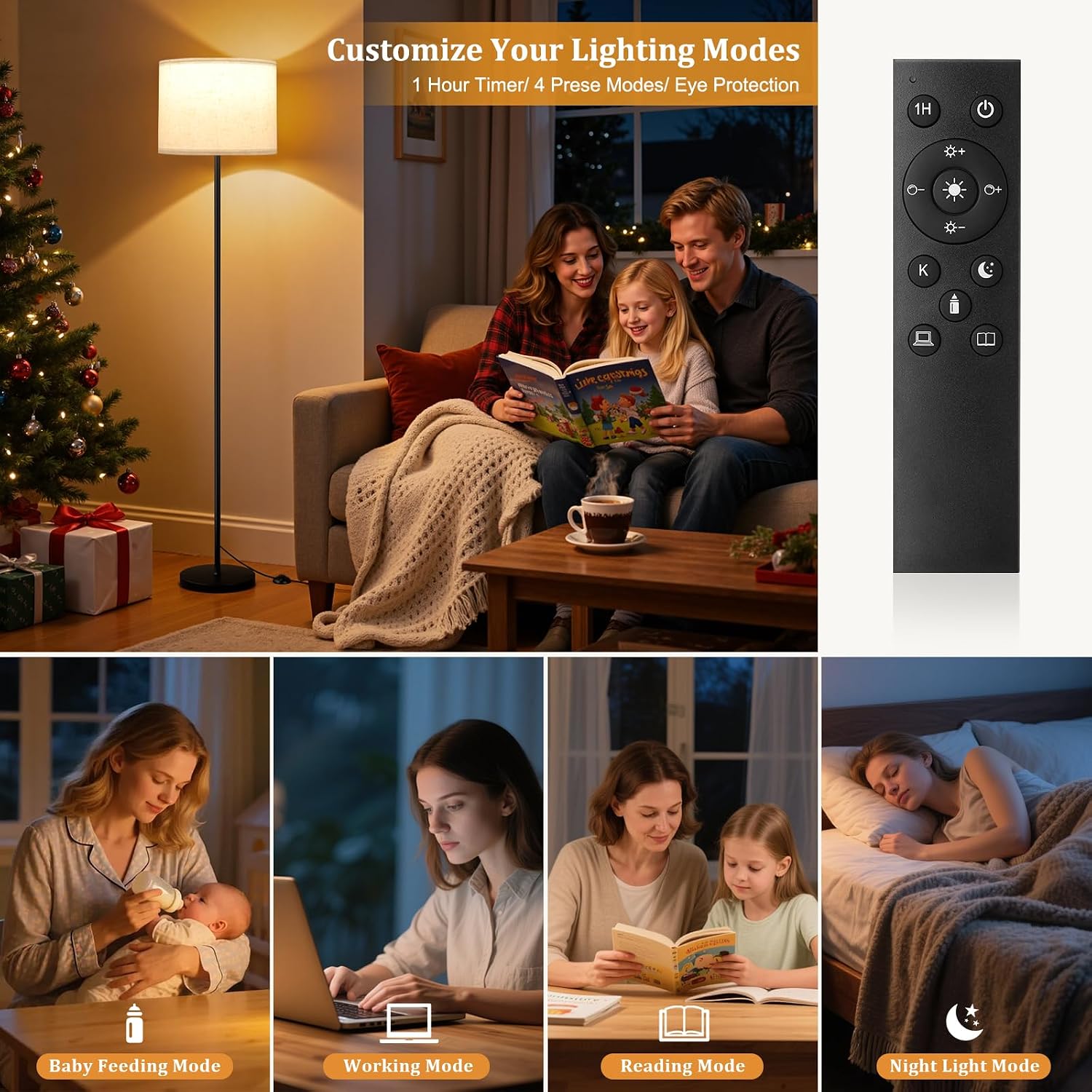 Thumbnail 4 de PreeOtti 60" floor lamp dimmable with remote