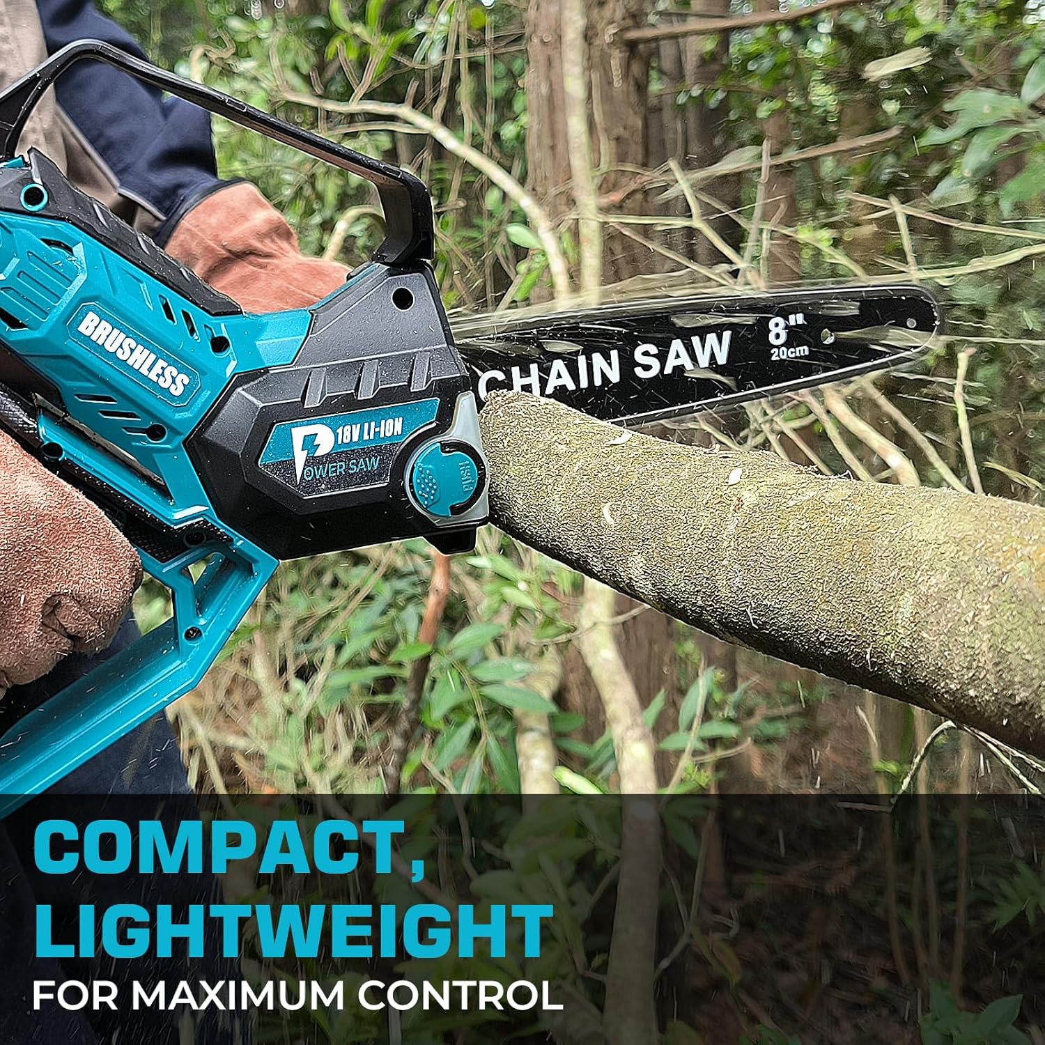 Thumbnail 2 de Makita 18V 8-Zoll Kettensäge