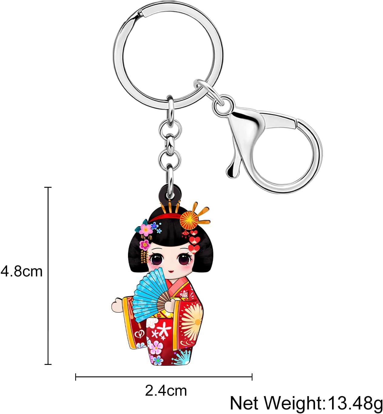 Thumbnail 4 de RAIDIN Acrylic Kimono Doll Keychain