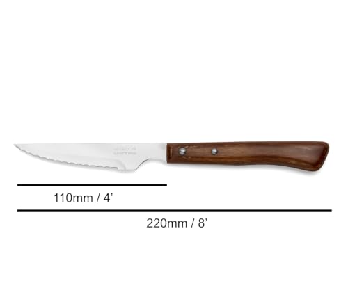 Thumbnail 1 de Arcos Juego Chuleteros Mango Madera 110 mm – set de 6 cuchillos para carne