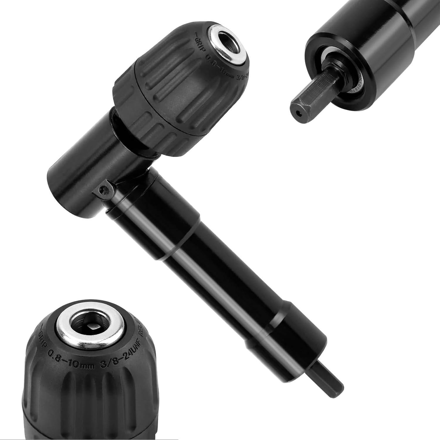 Detalle 2 de BIGP hoekbooropzetstuk 90° met boorkop voor 0,8–10 mm