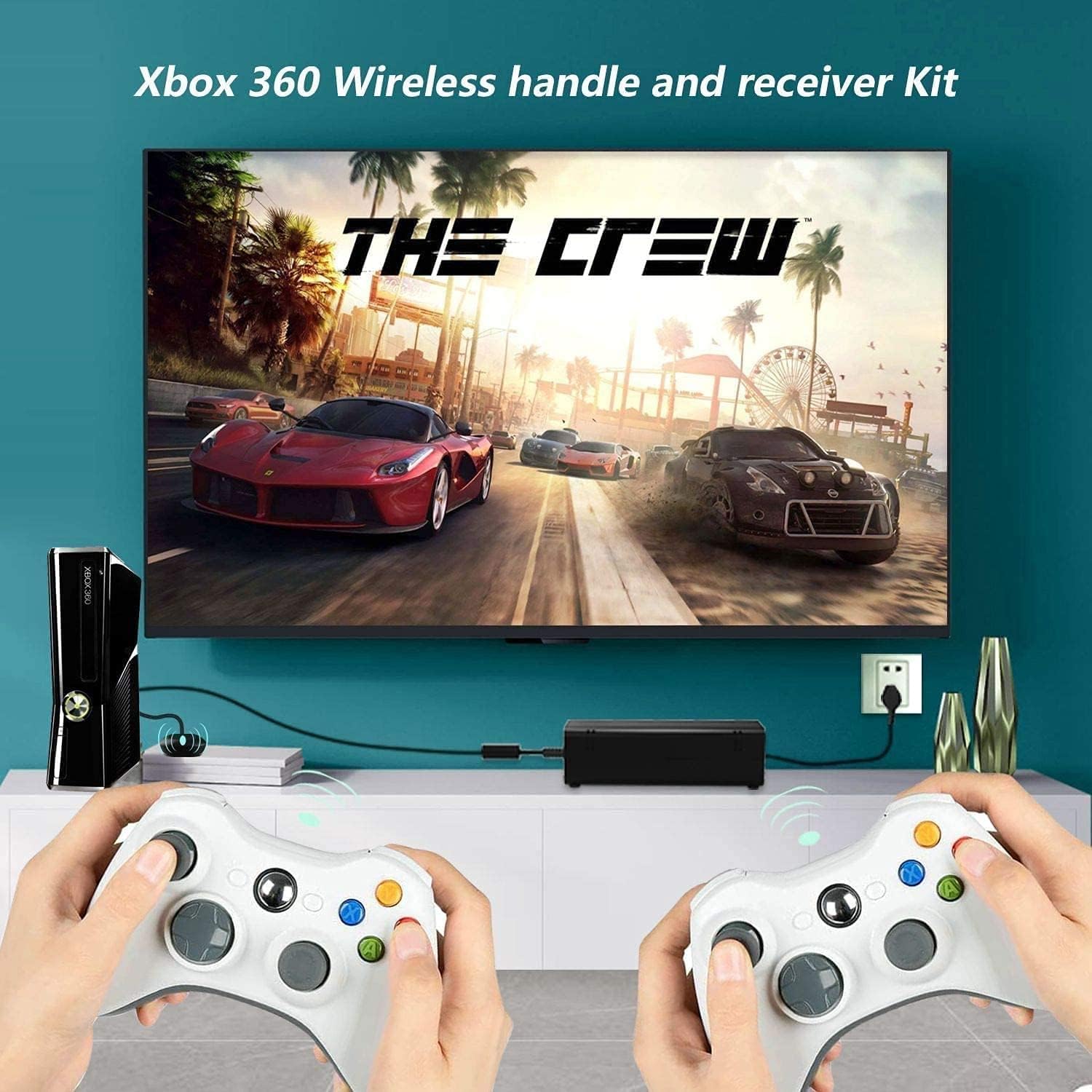 Thumbnail 5 de YCCSKY Wireless Controller Xbox 360 9 m Reichweite