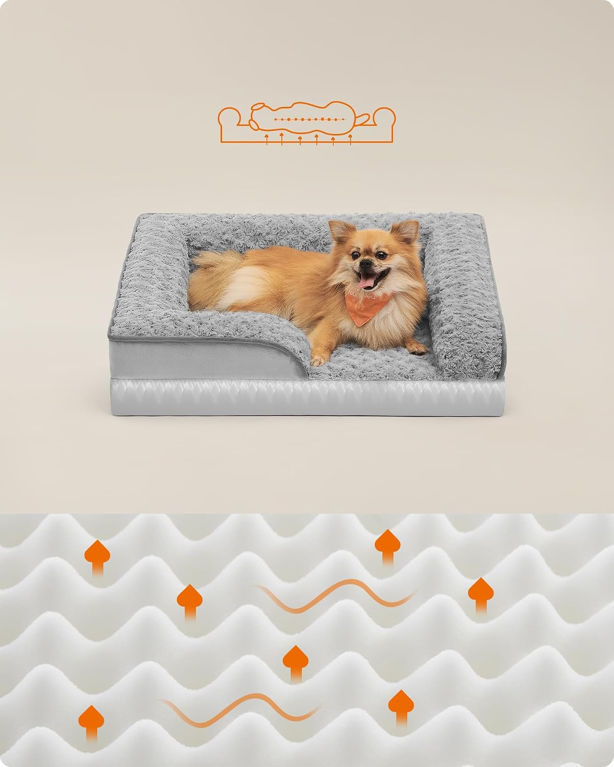 Detalle de Feandrea PGW251G01 Orthopedic Dog Bed 71 x 58 cm