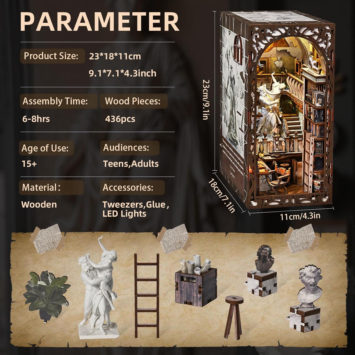 Thumbnail 1 de MiniCity MiniCity Book Nook Kit mit 2x AAA