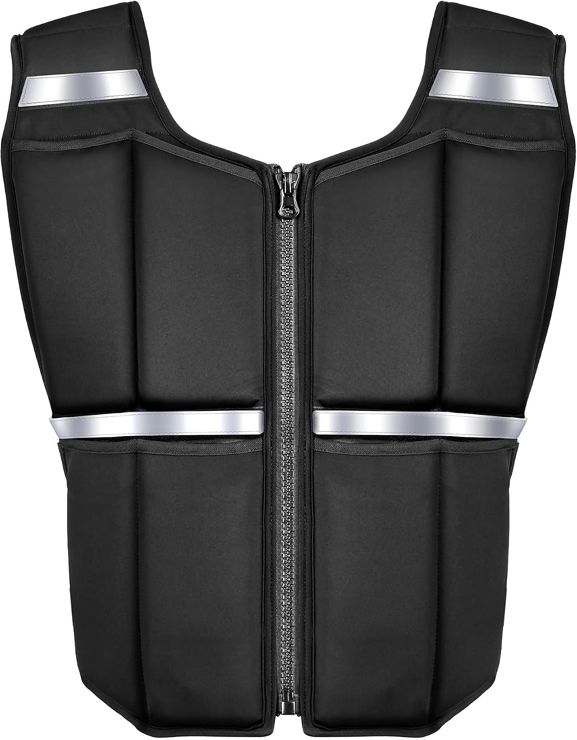 Detalle de ONETWOFIT Adjustable Weighted Vest (45lb/35lb/19lb) for Rucking & Strength Training