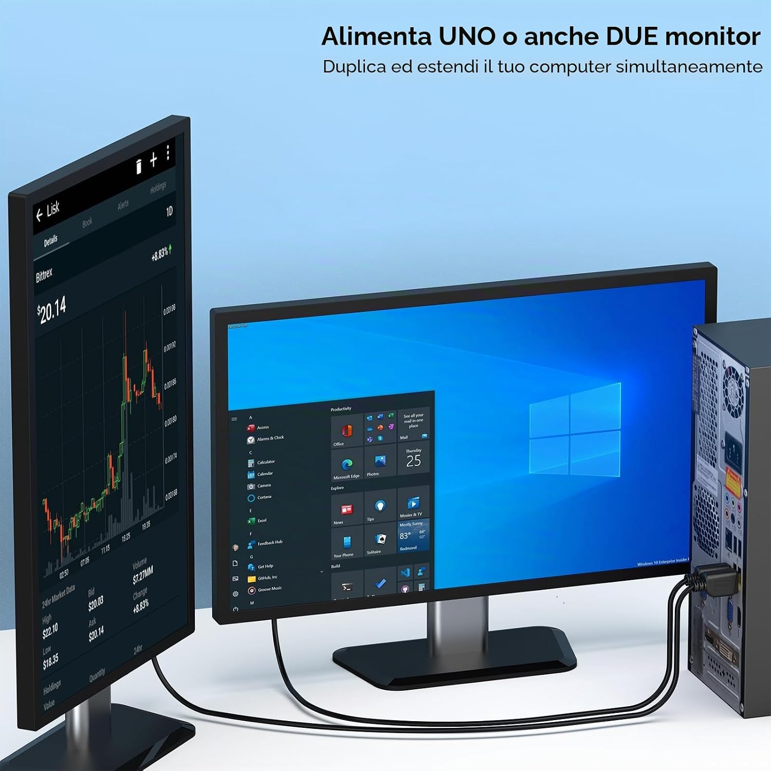 Detalle de BENFEI Cavo HDMI a DVI bidirezionale 3 m: HDMI to DVI-D (24+1) maschio a HDMI, alta velocità, 1080P, compatibile con Raspberry Pi, Roku, Xbox One e PS3/ PS4