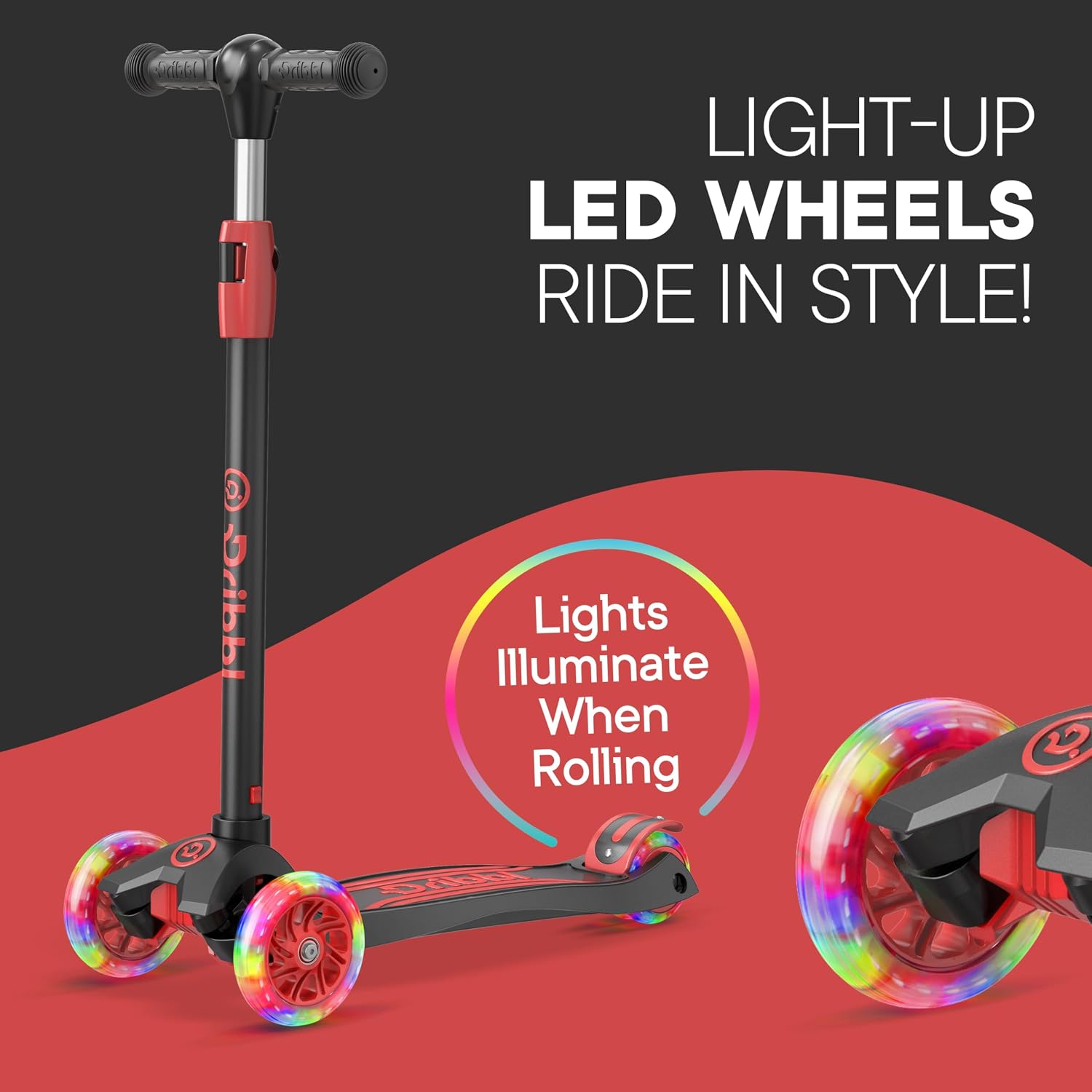 Thumbnail 6 de Dribbl 3-Wheel Kids Scooter Age 3+ — Supports 165 lbs 🛴
