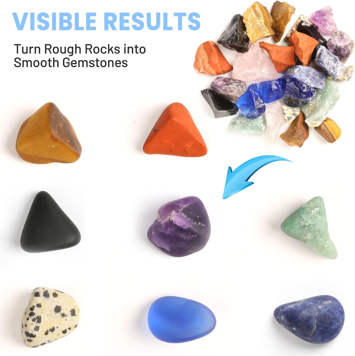 Thumbnail 2 de HopeRock Ultra Quiet Rock Tumbler Kit 9-day Timer 📦