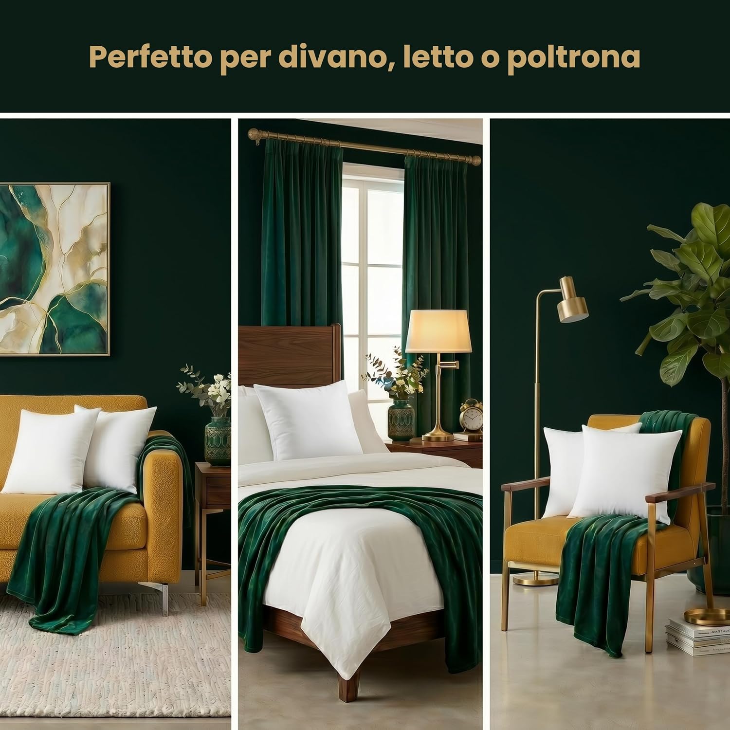 Thumbnail 6 de Utopia Bedding Set di 2 Cuscini Decorativi Quadrati 80x80 cm, Imbottitura Morbida, Bianco