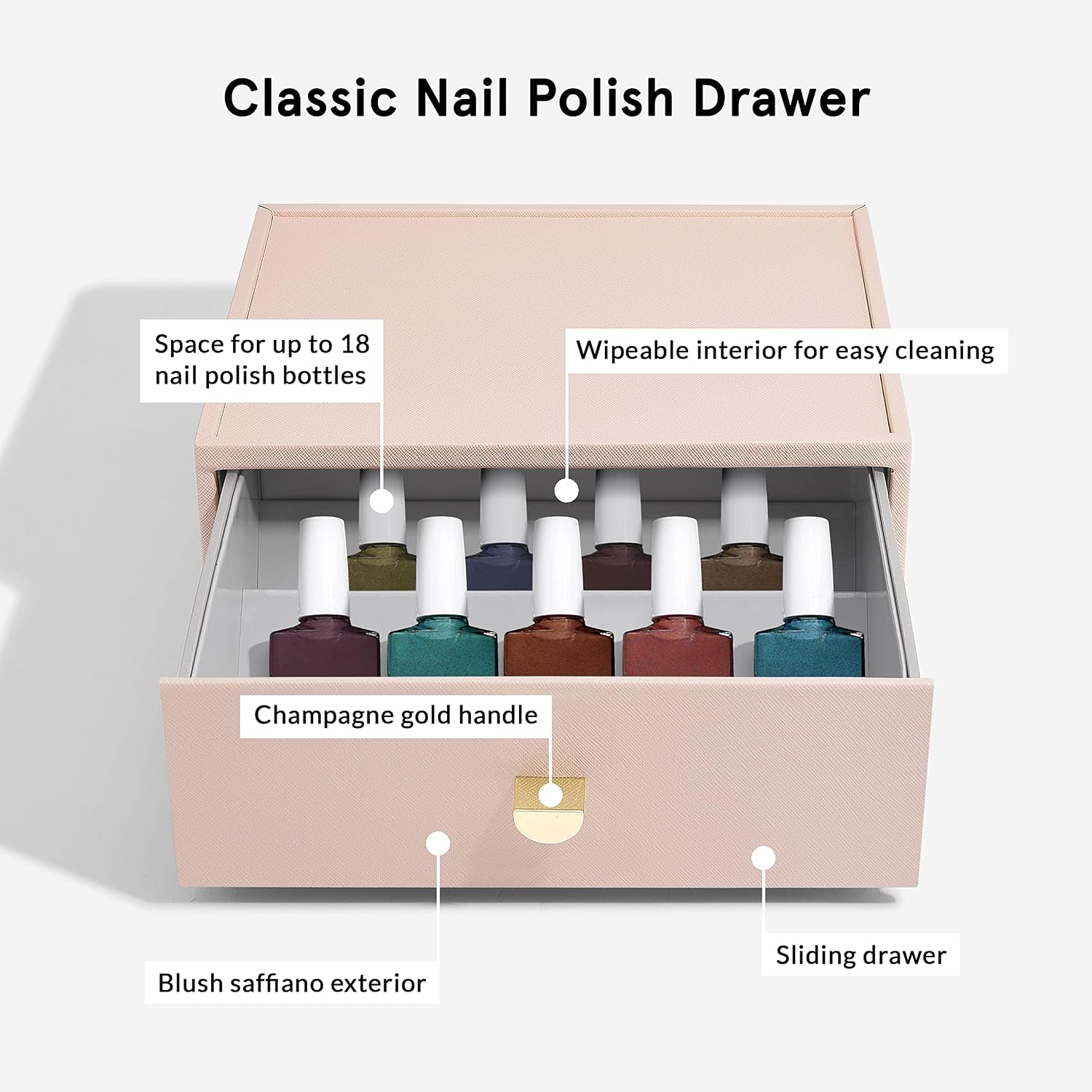 Thumbnail 2 de Stackers Blush Classic Nail Polish Drawer