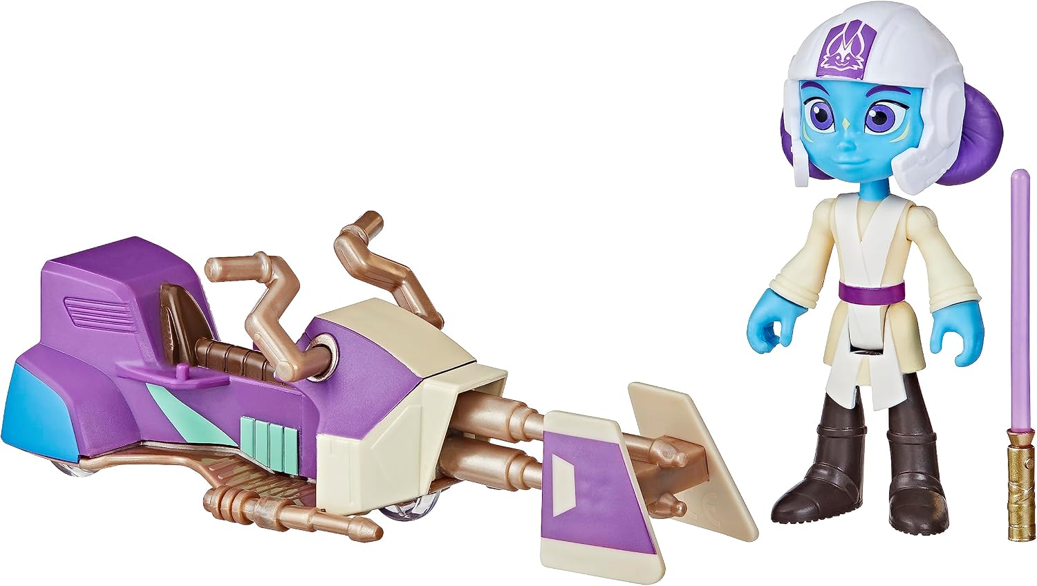 Detalle de Star Wars F8012 Lys Solay Action Figure and Speeder Bike Toy