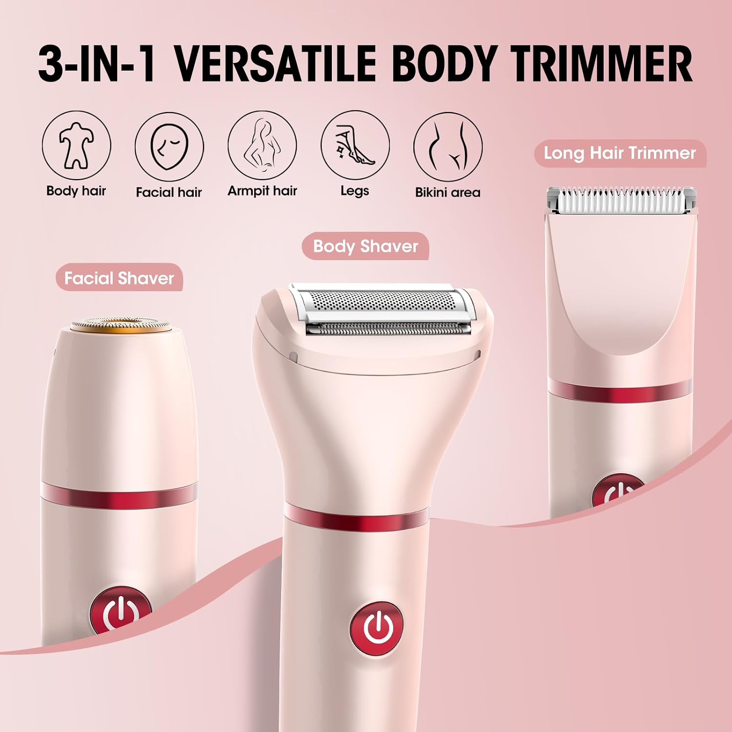 Detalle 2 de Misuke Lady Shavers 3-in-1 bikini trimmer
