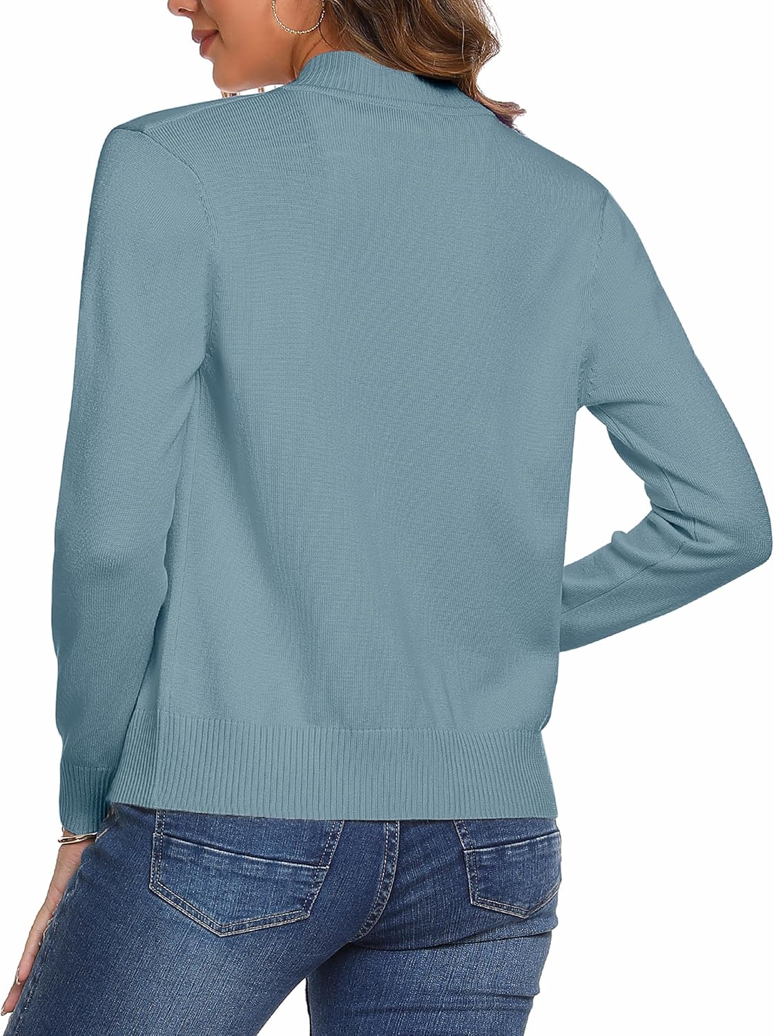 Thumbnail 4 de Totatuit Long Sleeve Zip-Up Knit Cardigan